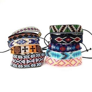 3 For $35 Bohemian Handwoven 10 Piece Unisex Bracelet Set Various Woven Patterns